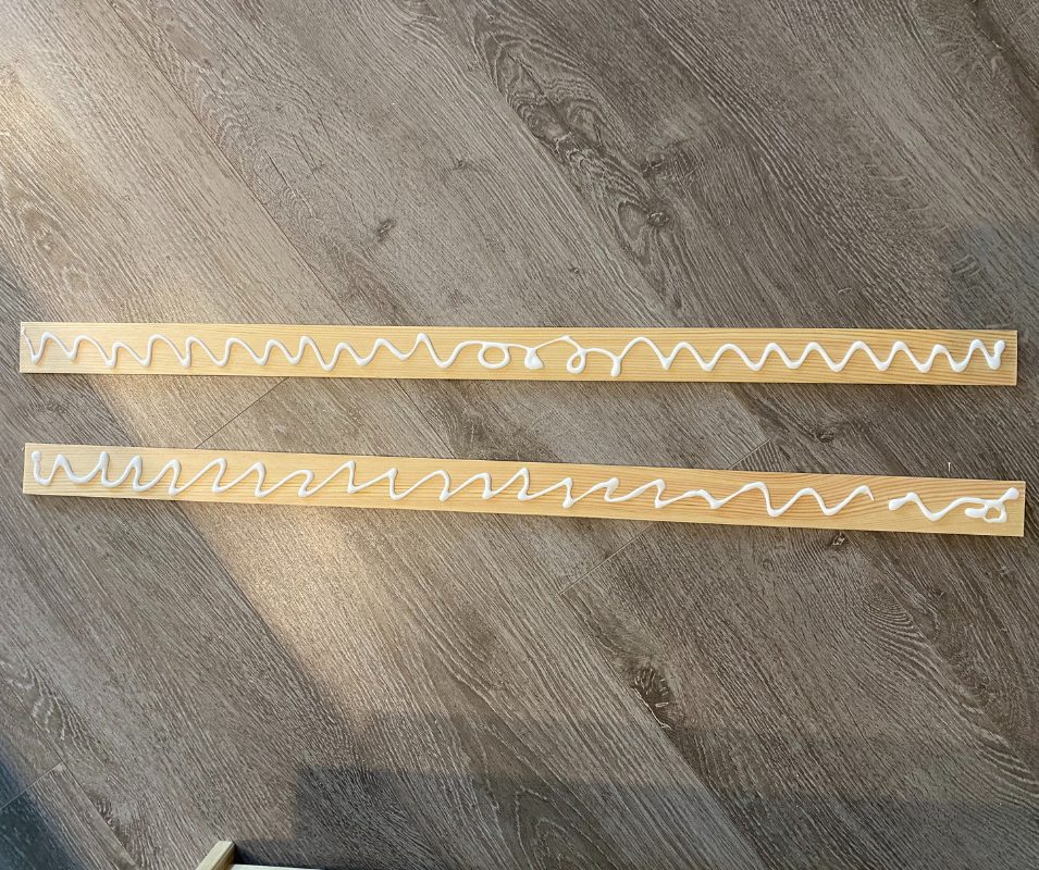 Ikea Tarva Hack - Leisten ankleben