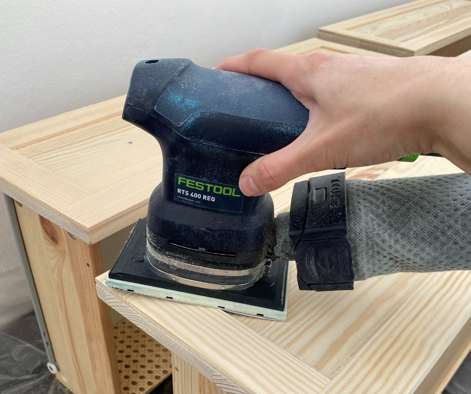 Ikea Tarva Hack - Fronten anschleifen